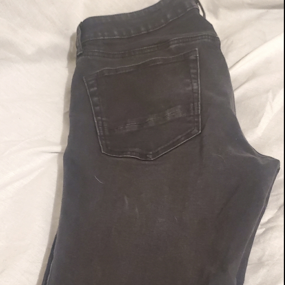 Pac Sun black active stretch boys jeans